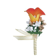 9 Colors Bulk Calla Lily Boutonniere Flowers Artificial Silk 50 Pcs