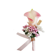 9 Colors Bulk Calla Lily Boutonniere Flowers Artificial Silk 50 Pcs