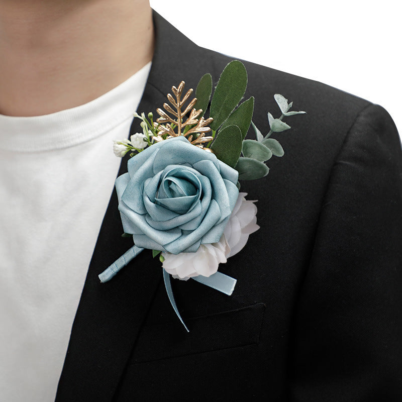 Silk Rose Boutonnieres Bulk Pack Artificial Flowers Wholesale Quantity