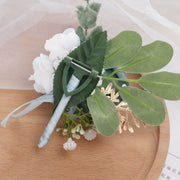 Silk Rose Boutonnieres Bulk Pack Artificial Flowers Wholesale Quantity