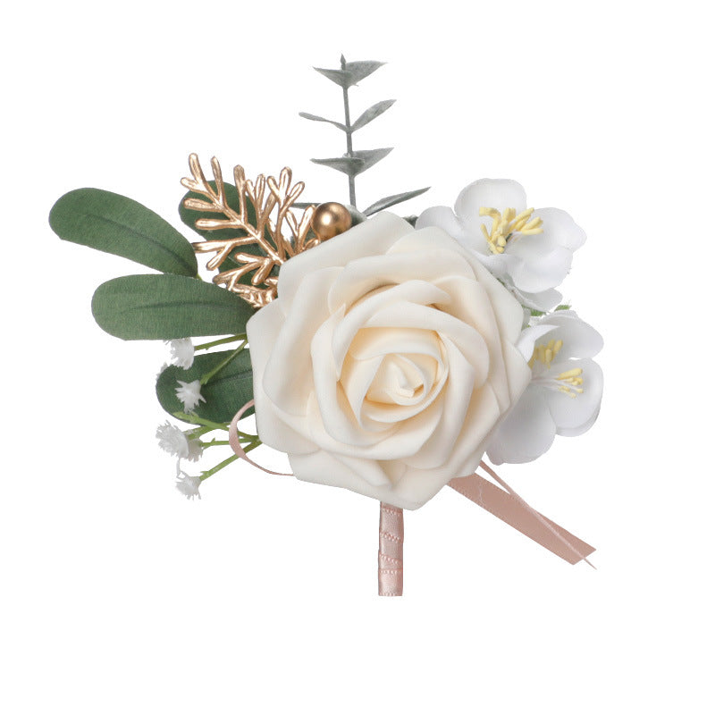 Silk Rose Boutonnieres Bulk Pack Artificial Flowers Wholesale Quantity