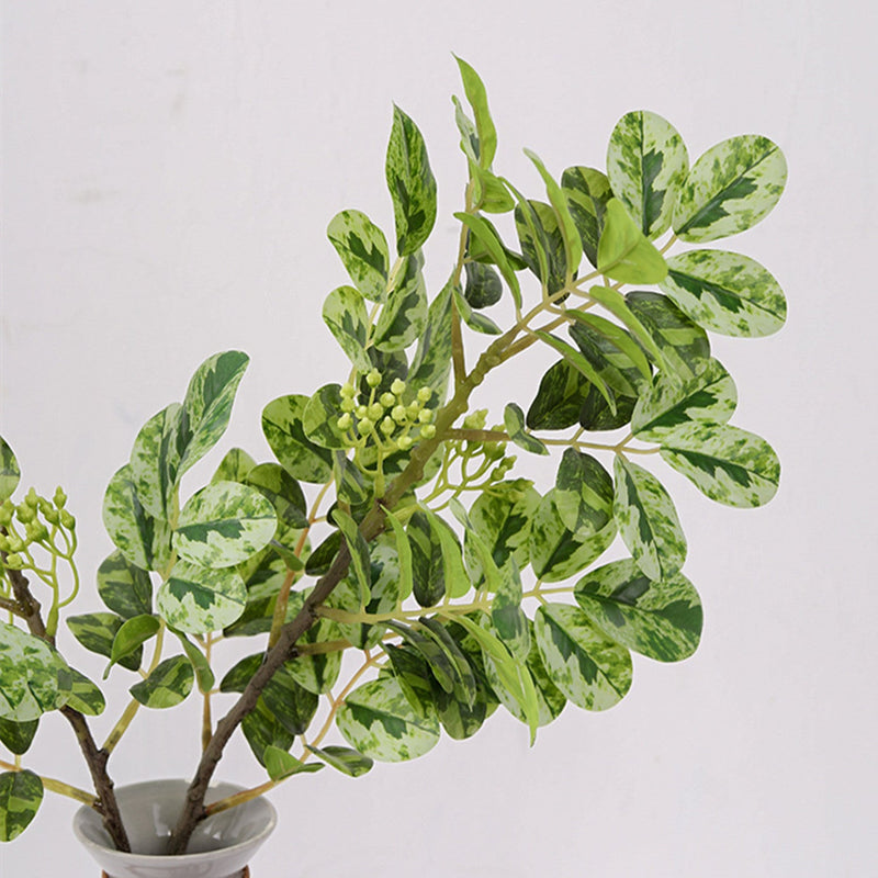 25.5 Inch Breynia Branch Artificial Greenery Stems 10 Pcs Faux Plants