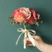 Artificial Bridesmaid Bouquet 11 Inch Vintage Style Bulk Wholesale Silk Flowers