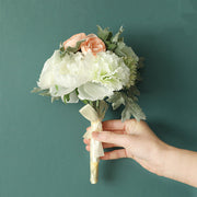 Artificial Bridesmaid Bouquet 11 Inch Vintage Style Bulk Wholesale Silk Flowers