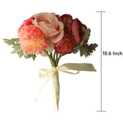 Artificial Bridesmaid Bouquet 11 Inch Vintage Style Bulk Wholesale Silk Flowers