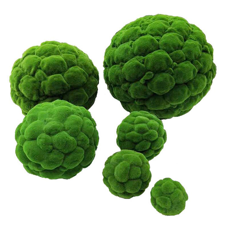 Artificial Moss Topiary Ball 6 Inch Bulk Decorative Bryophytes Plant Balls for Home Garden