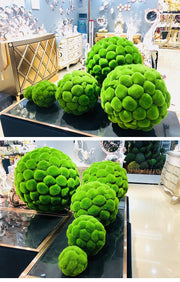 Artificial Moss Topiary Ball 6 Inch Bulk Decorative Bryophytes Plant Balls for Home Garden