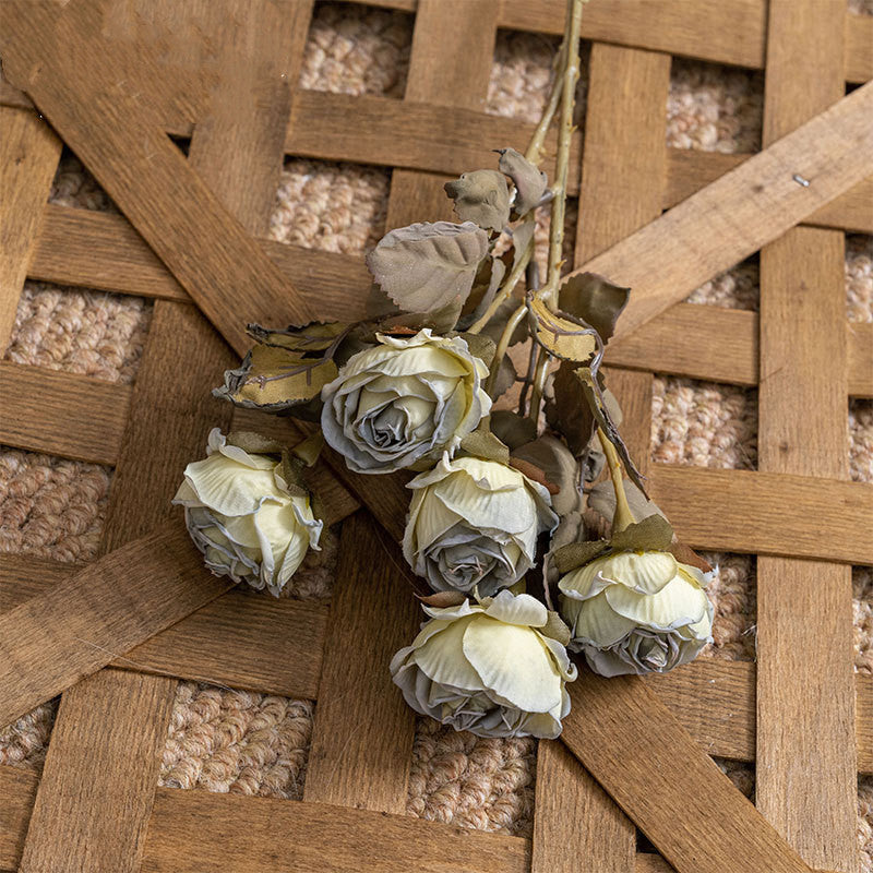 17 Inch Artificial Bubbles Rose Flower Stems Spray Bulk Quantity