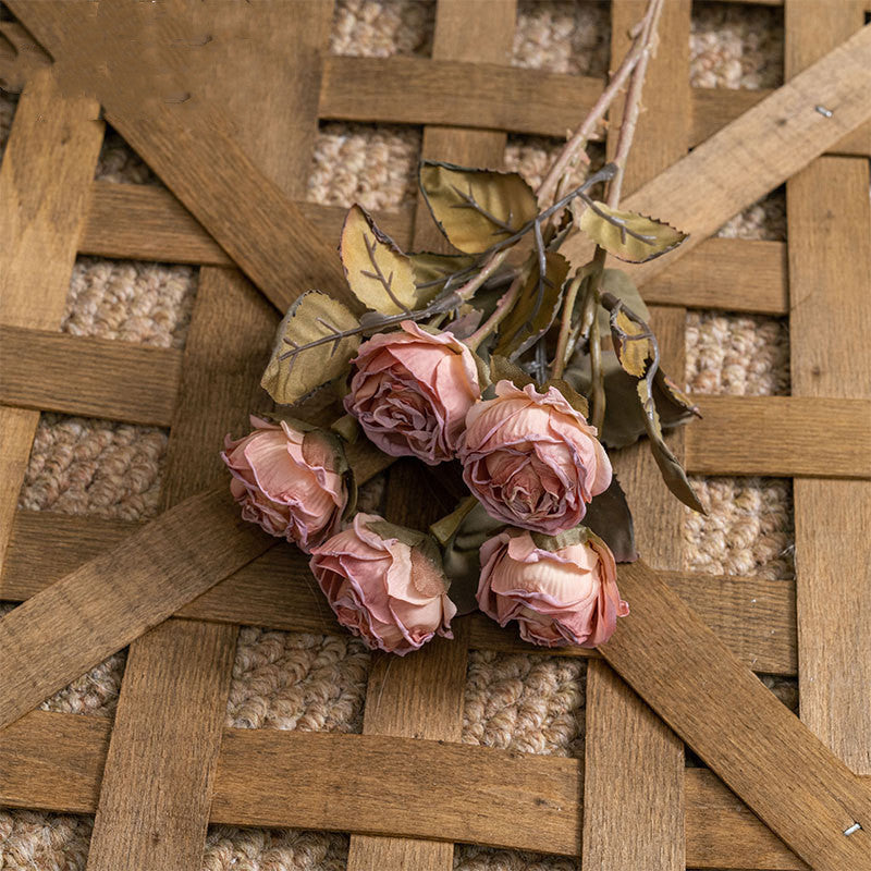 17 Inch Artificial Bubbles Rose Flower Stems Spray Bulk Quantity