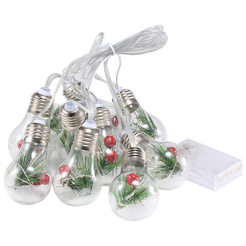 13 Ft Pre-lit Christmas String Lights with 50 LED Bulbs, 10 Bulbs per String, Bulk Pack