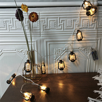 10 Ft Halloween Pre-lit Garland String with 20 LED Lights, Bulk Artificial Decorative Garland