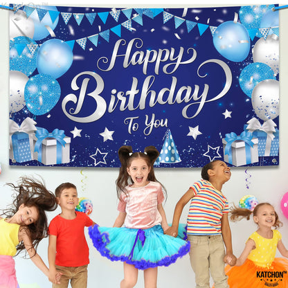 Bulk 10 Pcs Happy Birthday Backdrop Banner for Party Decor Wholesale