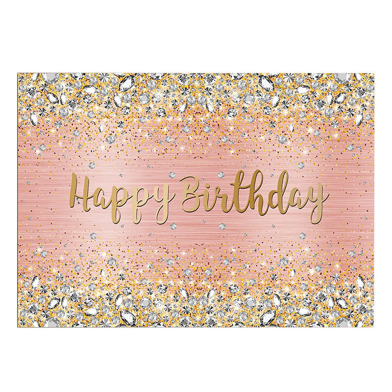 Bulk 10 Pcs Happy Birthday Backdrop Banner for Party Decor Wholesale