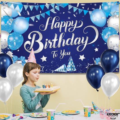 Bulk 10 Pcs Happy Birthday Backdrop Banner for Party Decor Wholesale