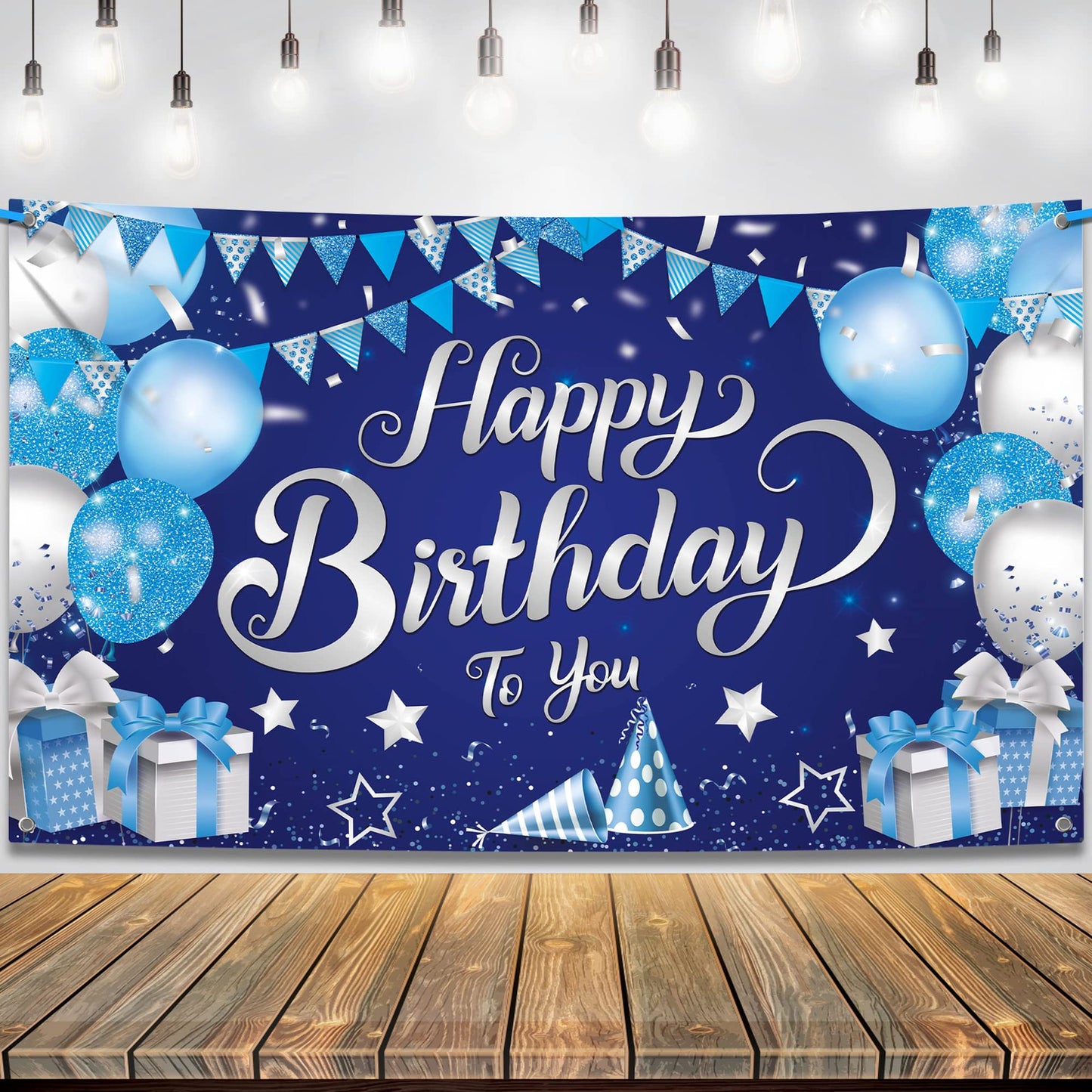 Bulk 10 Pcs Happy Birthday Backdrop Banner for Party Decor Wholesale