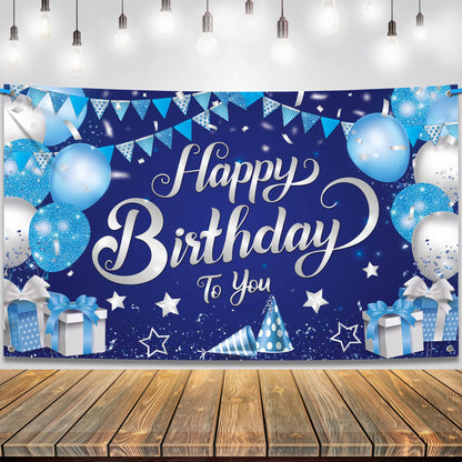 Bulk 10 Pcs Happy Birthday Backdrop Banner for Party Decor Wholesale