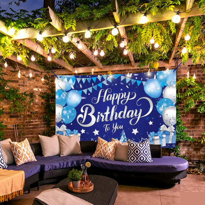 Bulk 10 Pcs Happy Birthday Backdrop Banner for Party Decor Wholesale