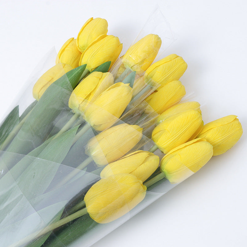 18.8 Inch Real Touch Artificial Tulip Stems Bulk Wholesale Flower Arrangement