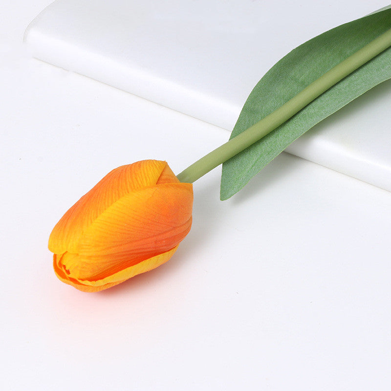 18.8 Inch Real Touch Artificial Tulip Stems Bulk Wholesale Flower Arrangement