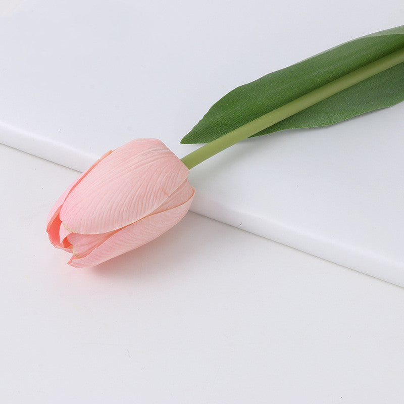 18.8 Inch Real Touch Artificial Tulip Stems Bulk Wholesale Flower Arrangement