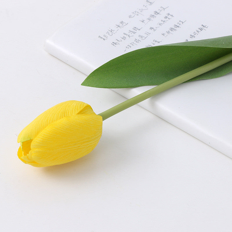 18.8 Inch Real Touch Artificial Tulip Stems Bulk Wholesale Flower Arrangement
