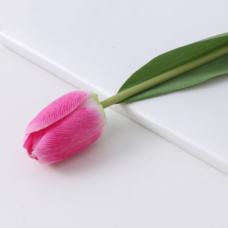 18.8 Inch Real Touch Artificial Tulip Stems Bulk Wholesale Flower Arrangement