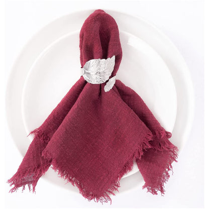 Bulk 10pcs Cotton Cloth Napkins with Fringe for Dinner Hotel Wedding Birthday Banquet Party Tea Dinner Napkin Wholesale