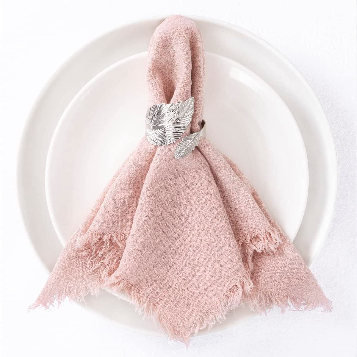 Bulk 10pcs Cotton Cloth Napkins with Fringe for Dinner Hotel Wedding Birthday Banquet Party Tea Dinner Napkin Wholesale