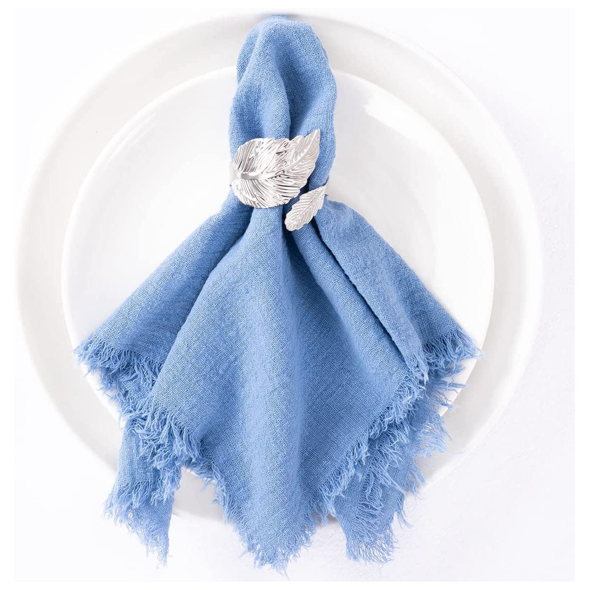 Bulk 10pcs Cotton Cloth Napkins with Fringe for Dinner Hotel Wedding Birthday Banquet Party Tea Dinner Napkin Wholesale