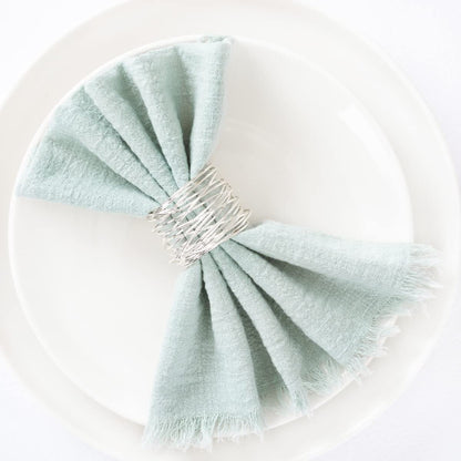 Bulk 10pcs Cotton Cloth Napkins with Fringe for Dinner Hotel Wedding Birthday Banquet Party Tea Dinner Napkin Wholesale