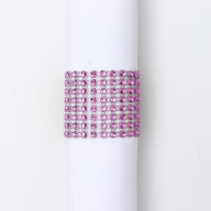 Bulk 10pcs Diamond Rhinestone Napkin Rings Chair Sash Velcro Buckle for Wedding Holidays Party Dinner Decoration Wholesale