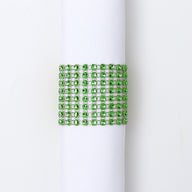 Bulk 10pcs Diamond Rhinestone Napkin Rings Chair Sash Velcro Buckle for Wedding Holidays Party Dinner Decoration Wholesale