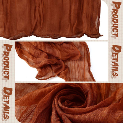 Bulk 12 PCS Cheesecloth Napkins Boho Rustic Cloth Table Napkins for Restaurant Weddings Party Dinner Decoration Wholesale