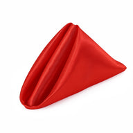 Premium 12 Pack Fade Resistant Satin Napkins Wrinkle Proof Wedding Banquet Decor Silk Finish for Reception Party Table Settings