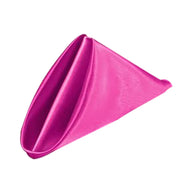 Premium 12 Pack Fade Resistant Satin Napkins Wrinkle Proof Wedding Banquet Decor Silk Finish for Reception Party Table Settings