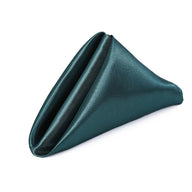 Premium 12 Pack Fade Resistant Satin Napkins Wrinkle Proof Wedding Banquet Decor Silk Finish for Reception Party Table Settings