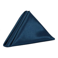 Premium 12 Pack Fade Resistant Satin Napkins Wrinkle Proof Wedding Banquet Decor Silk Finish for Reception Party Table Settings