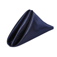 Premium 12 Pack Fade Resistant Satin Napkins Wrinkle Proof Wedding Banquet Decor Silk Finish for Reception Party Table Settings