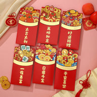 Bulk 12 Pcs Year of the Dragon Red Envelopes Creative Chinese New Year Red Packets Lucky Money for Spring Festival Weddings Birthdays Wholesale
