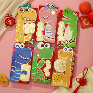 Bulk 12 Pcs Year of the Dragon Red Envelopes Creative Chinese New Year Red Packets Lucky Money for Spring Festival Weddings Birthdays Wholesale