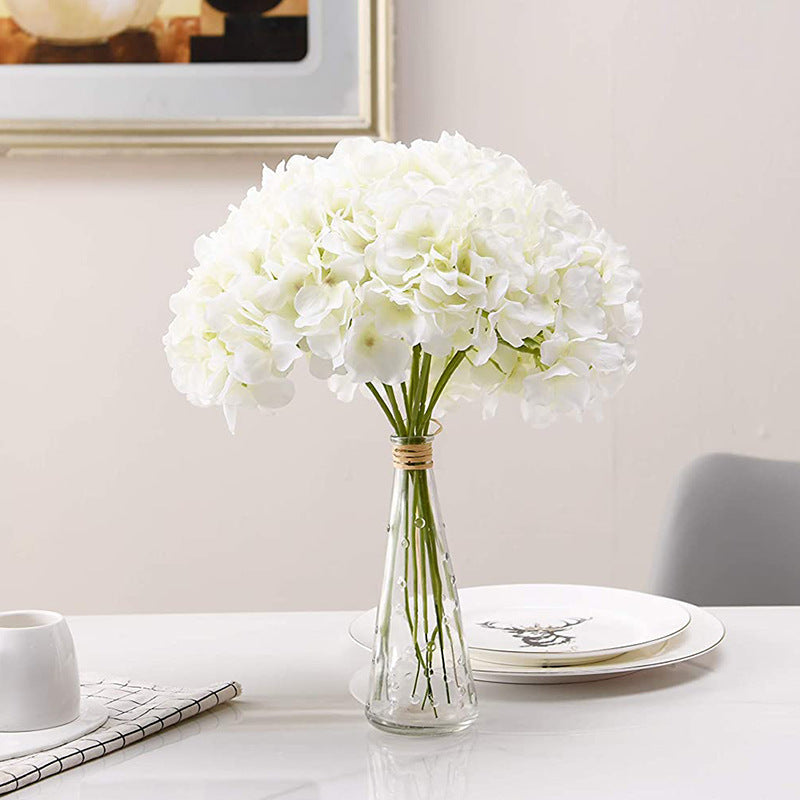 26-Color Silk Hydrangeas Artificial Flowers with Detachable Stems for DIY Floral Arrangements