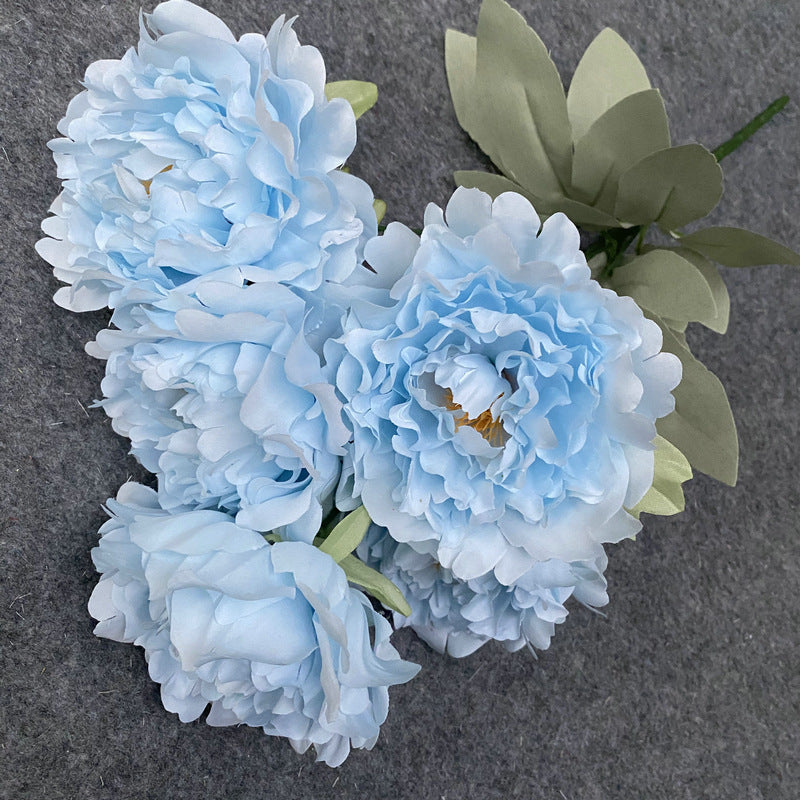 18 Inch Artificial Silk Peony Bush, 1 Pc, Bulk Wholesale, Realistic Peony Flower Stem