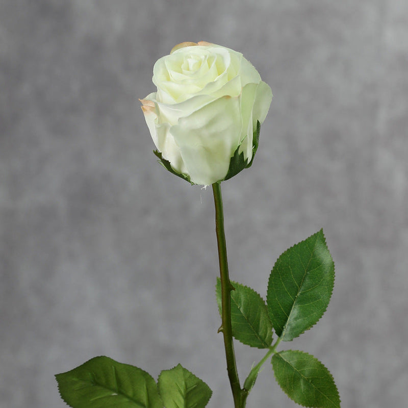 18 Inch Silk Artificial Rose Bud Stems, 10 Pcs Bulk Wholesale