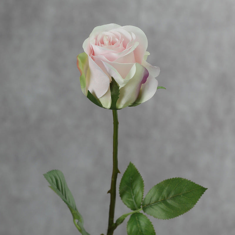18 Inch Silk Artificial Rose Bud Stems, 10 Pcs Bulk Wholesale