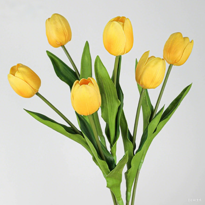 Bulk 19.7" Real Touch Artificial Tulip Flowers Stems for Home Decor Wedding Party Arrangements Wholesale