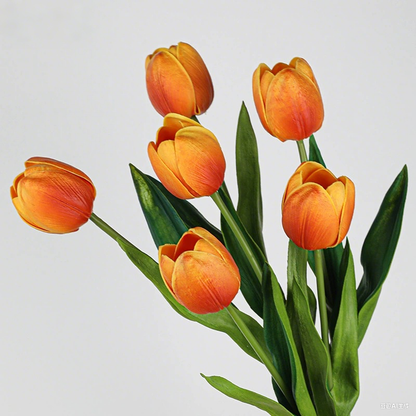 Bulk 19.7" Real Touch Artificial Tulip Flowers Stems for Home Decor Wedding Party Arrangements Wholesale