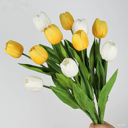 Bulk 19.7" Real Touch Artificial Tulip Flowers Stems for Home Decor Wedding Party Arrangements Wholesale