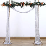 Bulk 19 Ft Wedding Arch Draping Fabric Sequin Drapes Backdrop Curtains for Arch Ceremony Stage Reception Banquet Party Decoration Wholesale
