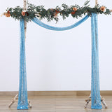 Bulk 19 Ft Wedding Arch Draping Fabric Sequin Drapes Backdrop Curtains for Arch Ceremony Stage Reception Banquet Party Decoration Wholesale