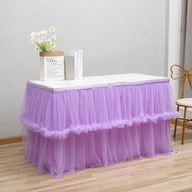 Bulk 1pc Tulle Table Skirt Tutu Table Skirts Princess Girl's Birthday Party Wedding Baby Shower Cake Dessert Table Decoration Wholesale